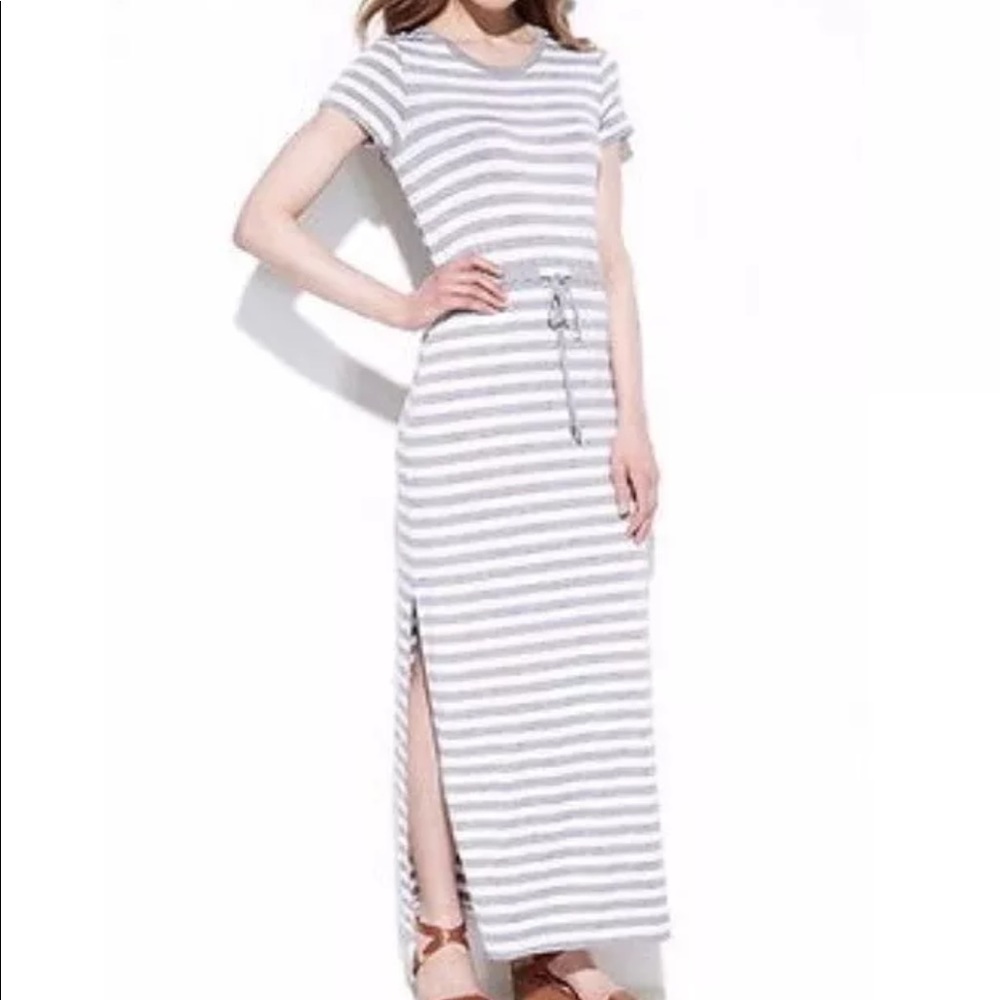 Micheal Kors Belted Short Sleeve Maxi Dress Sz S